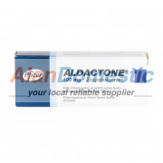 Aldactone, 1 box, 20 tabs, 100 mg/tab..